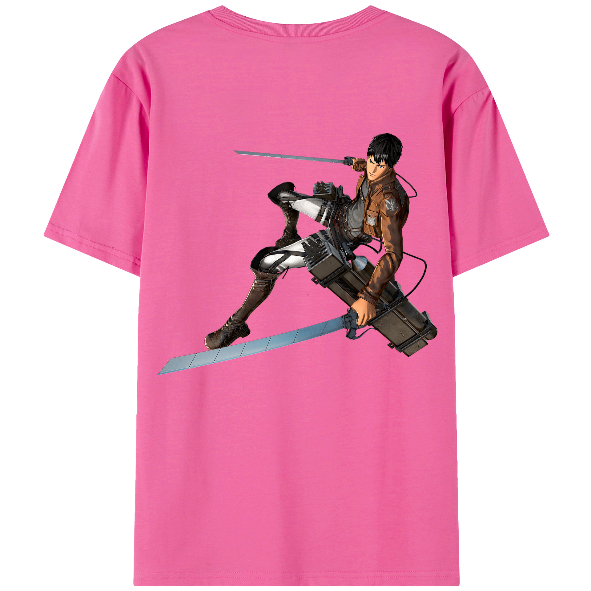 （画像用） 進撃の巨人 ベルトルト・フーバー Attack on Titan Bertholdt Hoover レディース半袖Tシャツ(バックプリント)